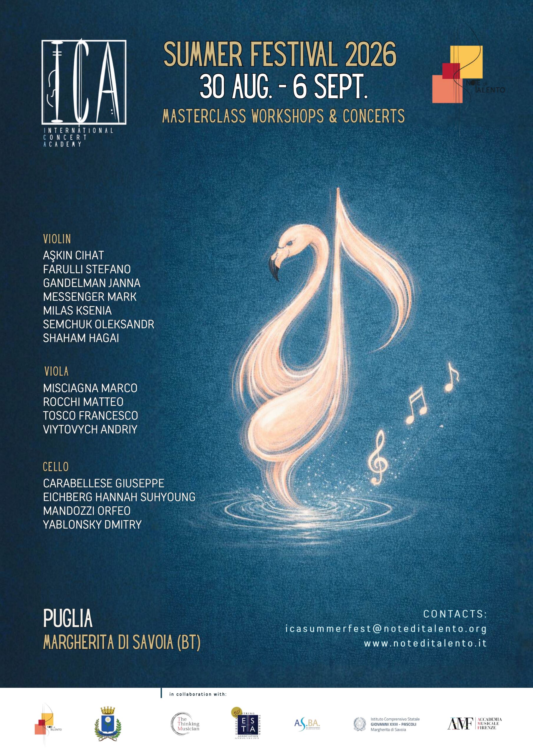 INTERNATIONAL CONCERT ACADEMY SUMMER FESTIVAL
